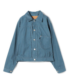 ライトコーデュロイ プリーテッドジャケット