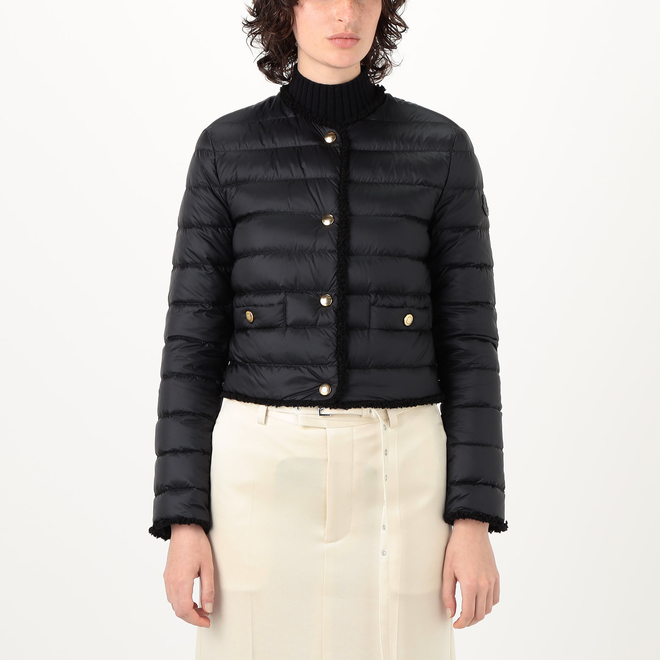 MONCLER FLEURS ノーカラージャケット｜トゥモローランド 公式サイト