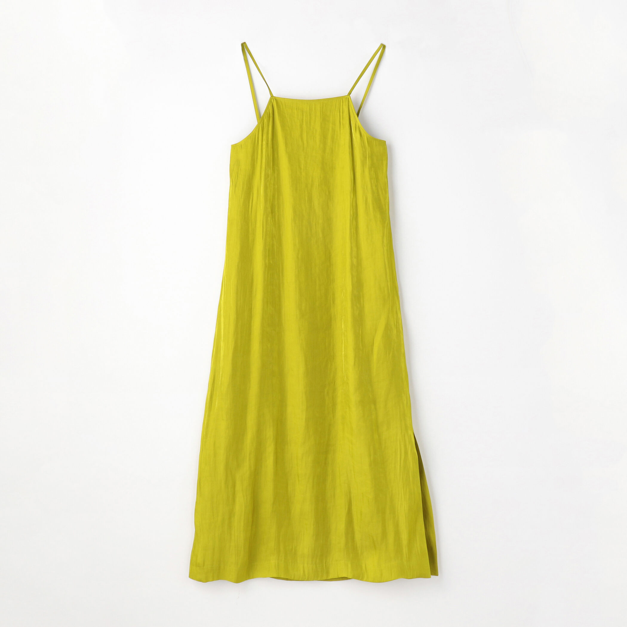 □シャイニーツイルポリエステル キャミソールワンピース