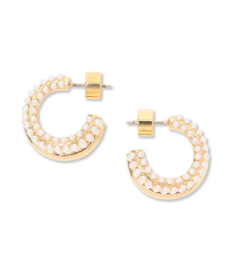 Kenneth Jay Lane DOUBLE HOOP ピアス