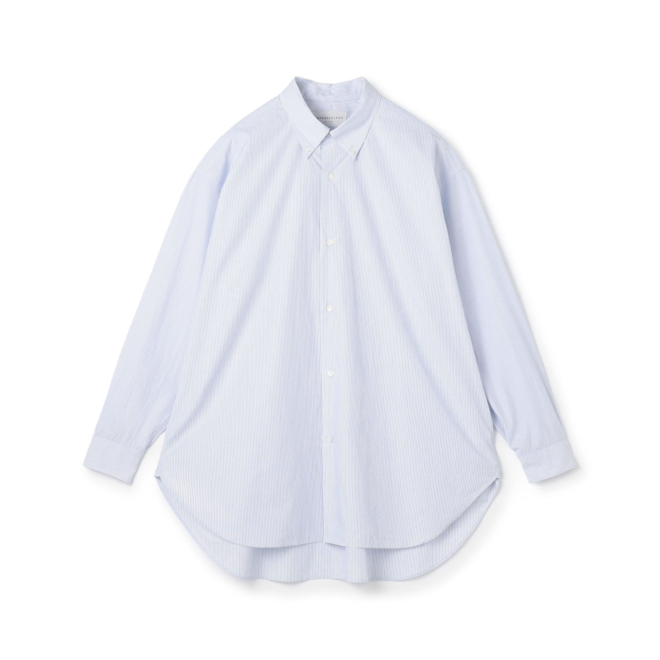 コットンブロード ボタンダウン ロングシャツ｜トゥモローランド 公式