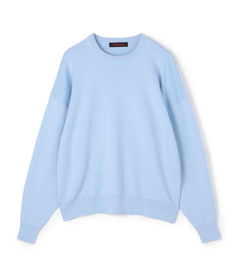 CABaN コットンカシミヤ クルーネックプルオーバー