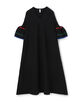 CFCL POTTERY SHORT BELL SLEEVE FLARE DRESS
