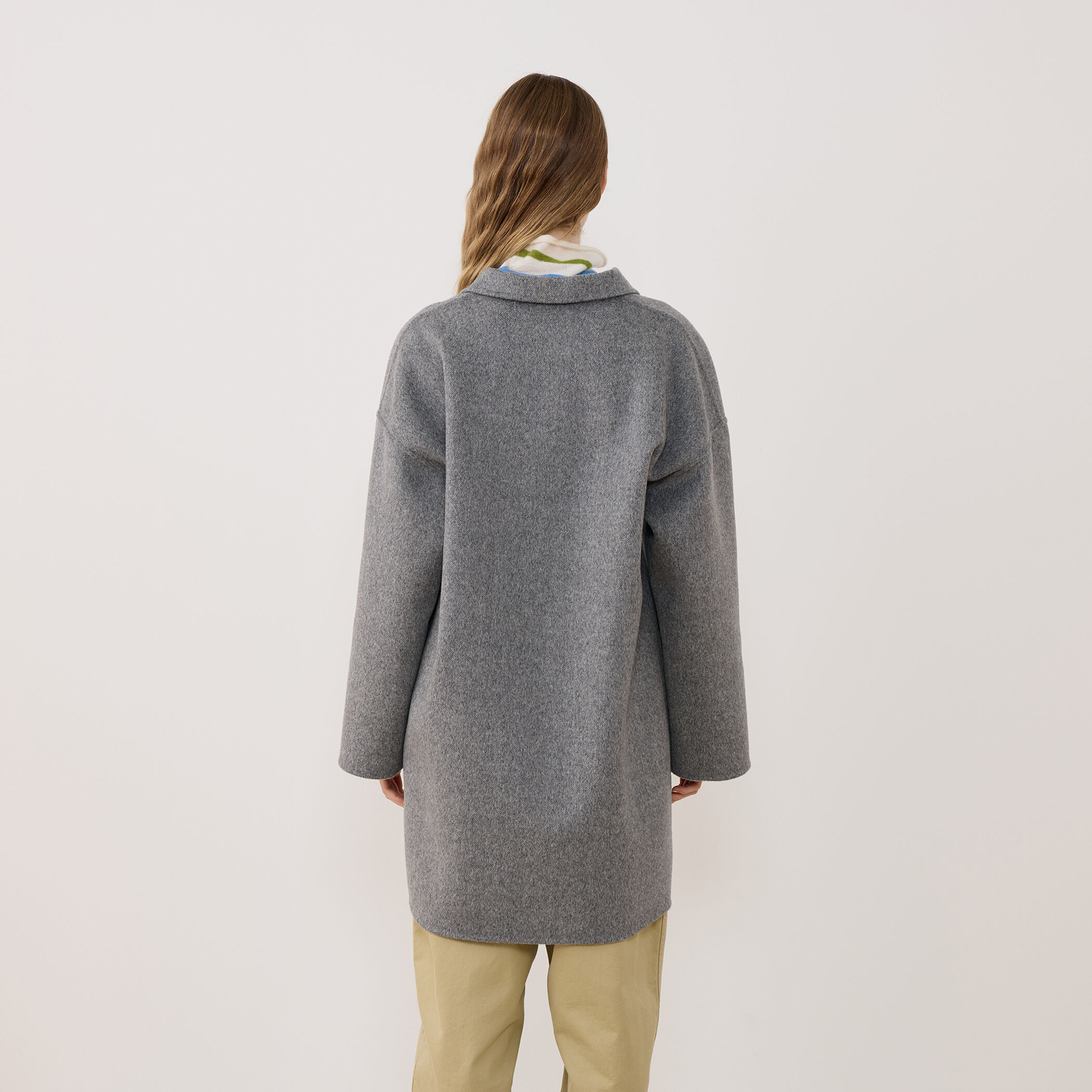 ウールダブルフェイス キモノスリーブコート｜トゥモローランド 公式通販