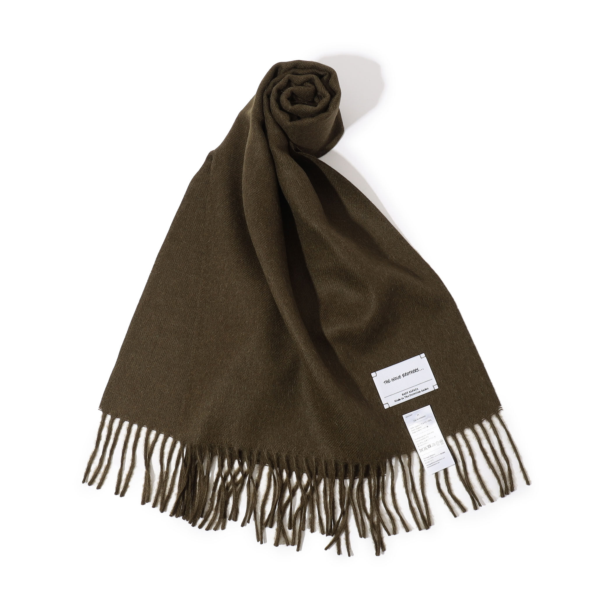 THE INOUE BROTHERS Brushed Scarf アルパカ ストール