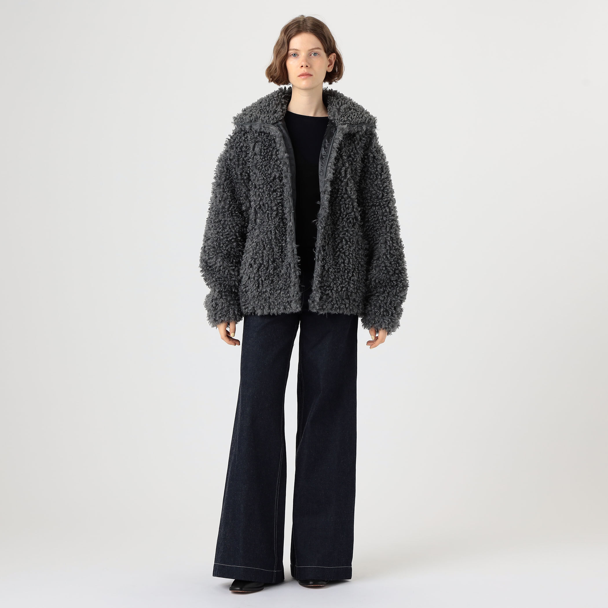 Acne Studios フェイクファーボンバージャケット