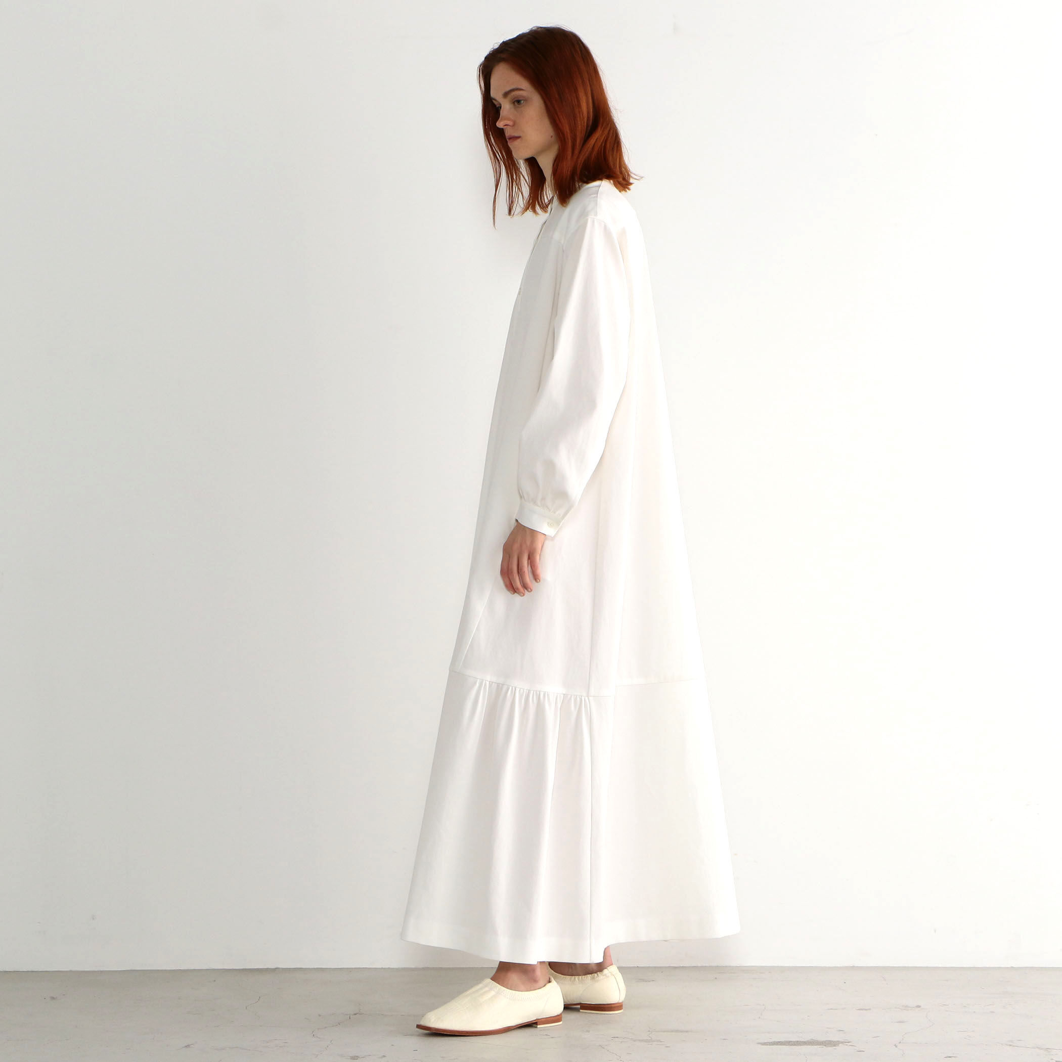 □コットンピケ シャツドレス｜トゥモローランド 公式通販