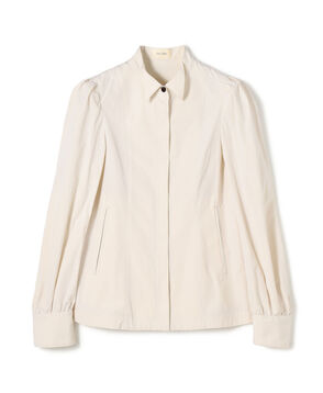 【WEB先行予約】コットンドライクロス パフスリーブ ジャケット