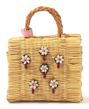 HEIMAT ATLANTICA SHELLA CRYSTAL MINI かごバッグ