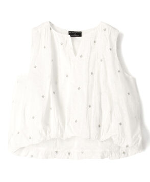 【別注】ne Quittez pas BLACK DOUBLE ORGANZA トップス