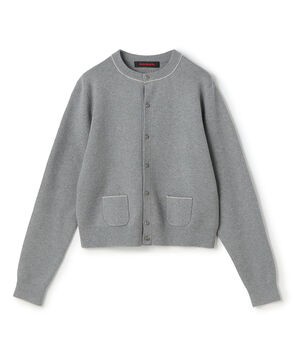 コットンカシミヤ パールポケットカーディガン