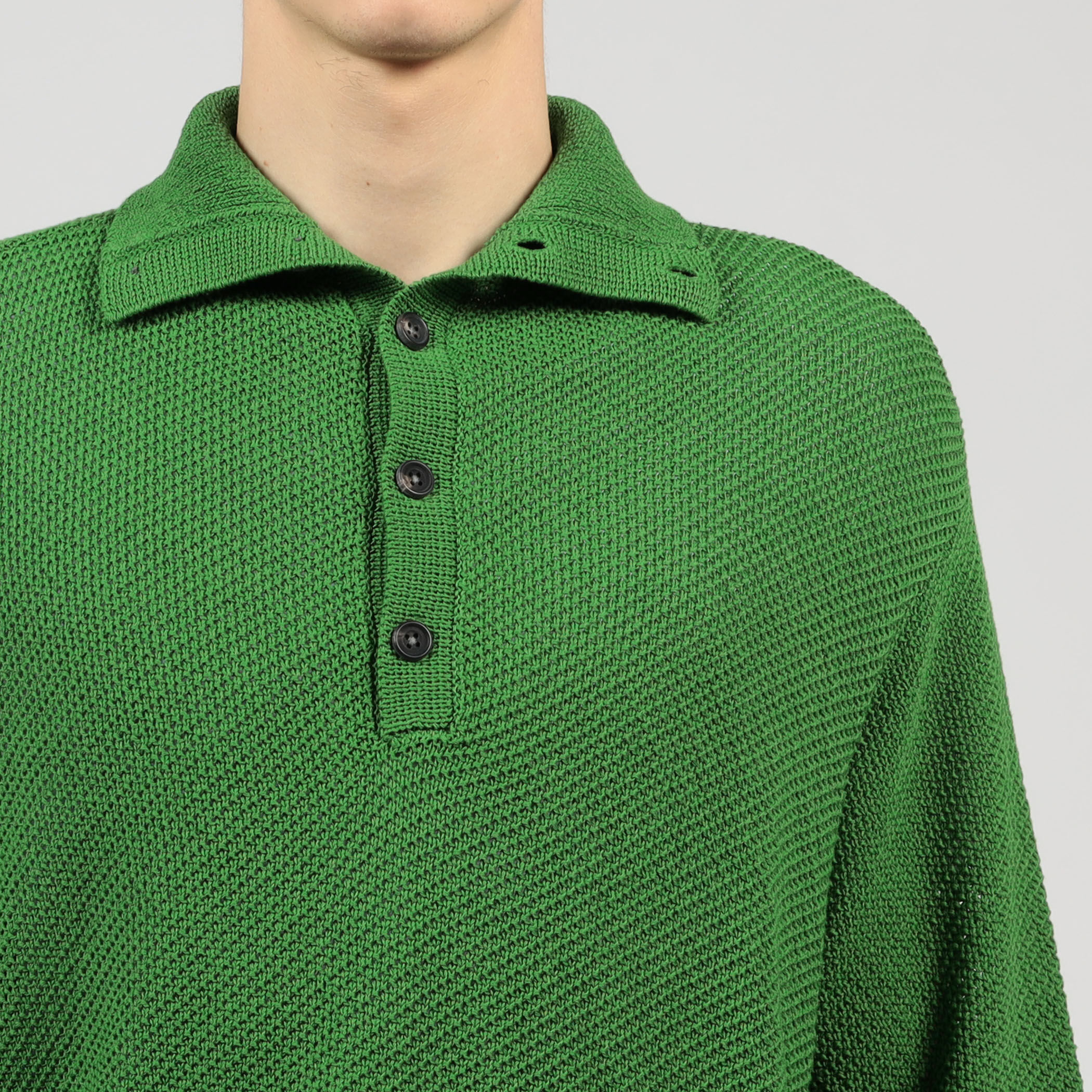 TOMORROWLAND tricot ギマコットンニット スタンドカラープルオーバー