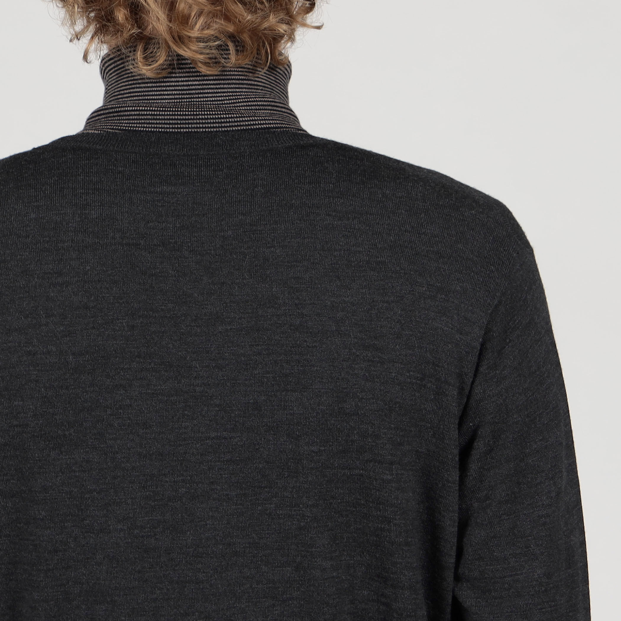 さとやん TOMORROWLAND tricot スーパーファインメリノウール Vネックプル