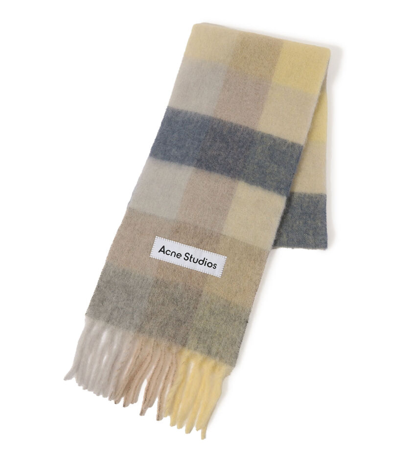 Acne Studios モヘヤチェックスカーフ