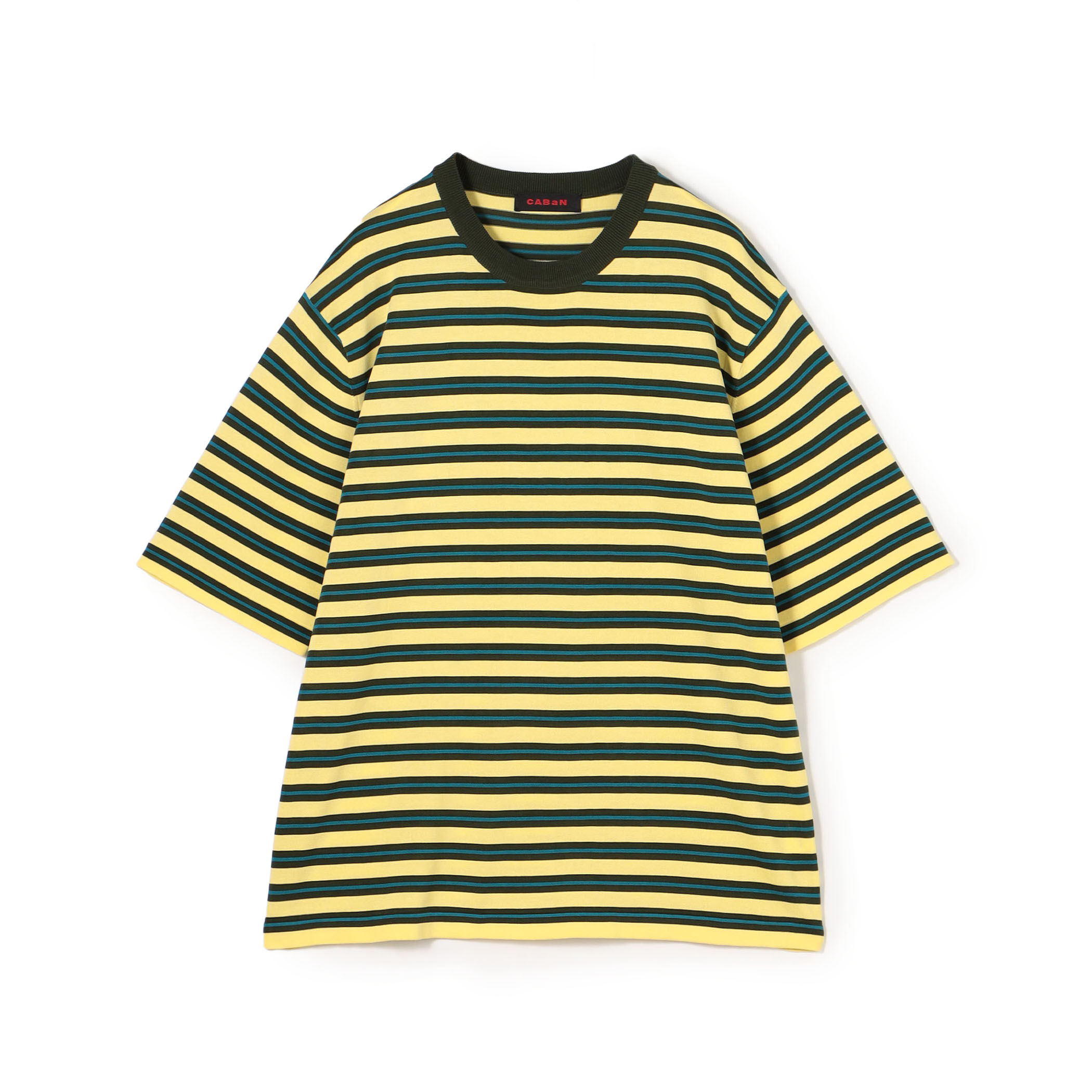 CABaN イエロー 半袖ニット CABaN キャバン タグ付き コットンカシミヤ 半袖ニット S