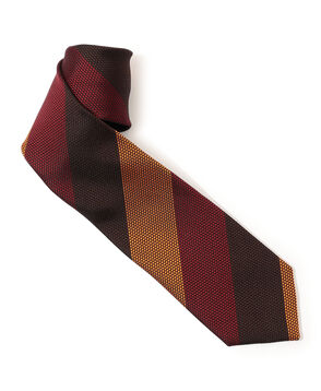 TOMORROWLAND シルクジャガード レジメンタルストライプネクタイ