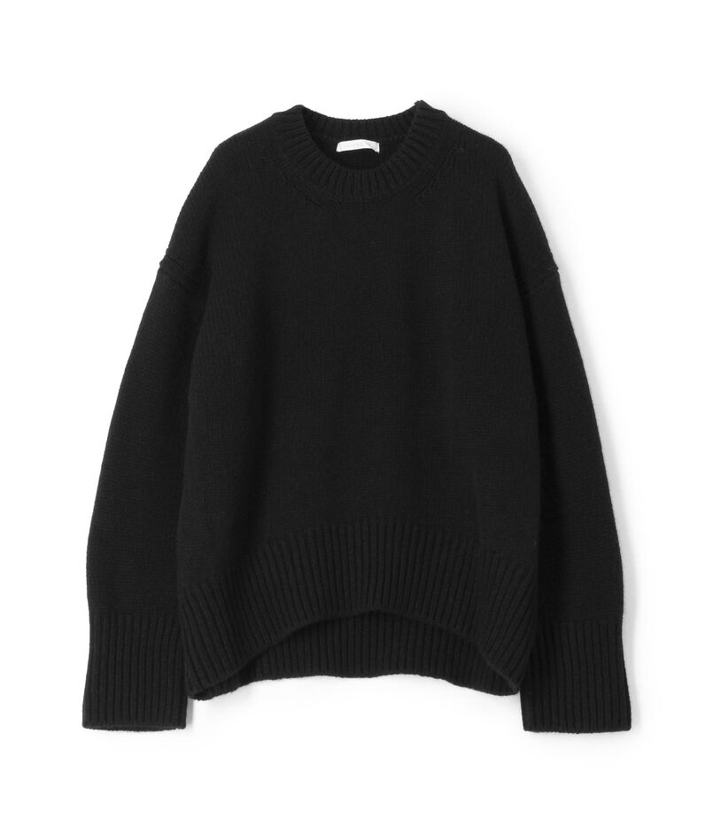 ファインウール クルーネックプルオーバー