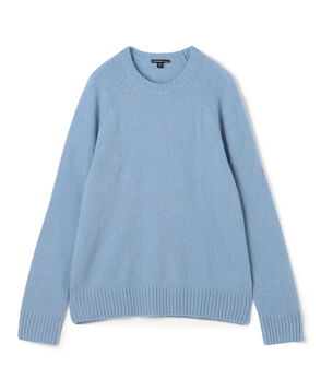 ライトテクスチャードカシミヤ ラグランスリーブプルオーバー MLTC3705