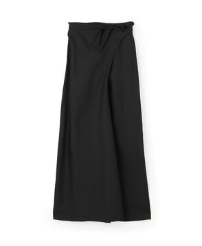 レーヨンポリエステル ラップロングスカート