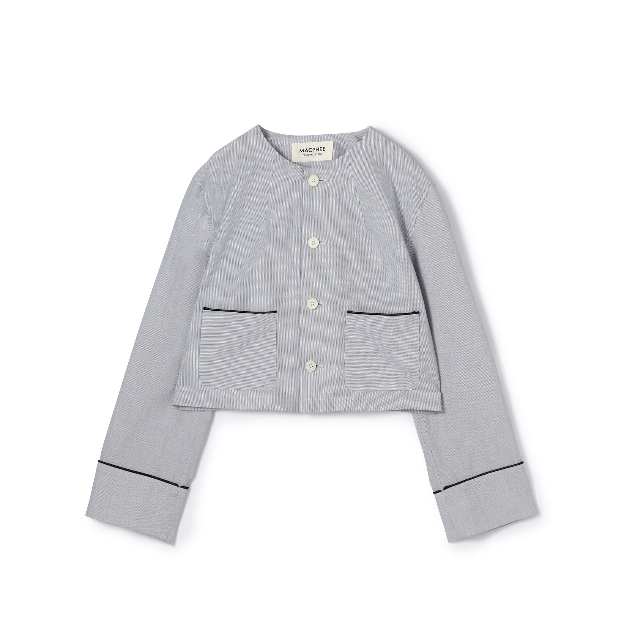 コットンコード クルーネックジャケット｜トゥモローランド 公式通販