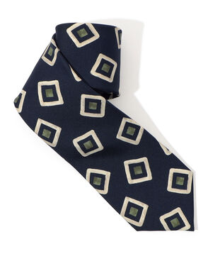 TOMORROWLAND シルクプリント 小紋柄ネクタイ