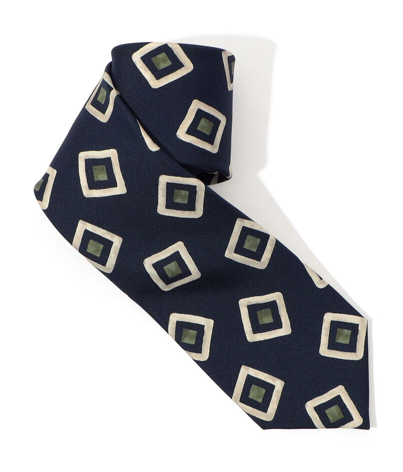 TOMORROWLAND シルクプリント 小紋柄ネクタイ