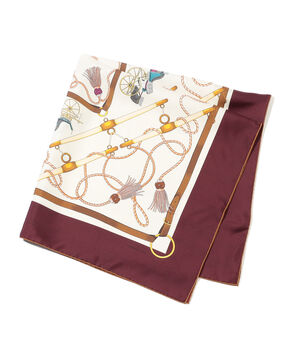 ATELIER TOMORROW TASSEL シルクスカーフ