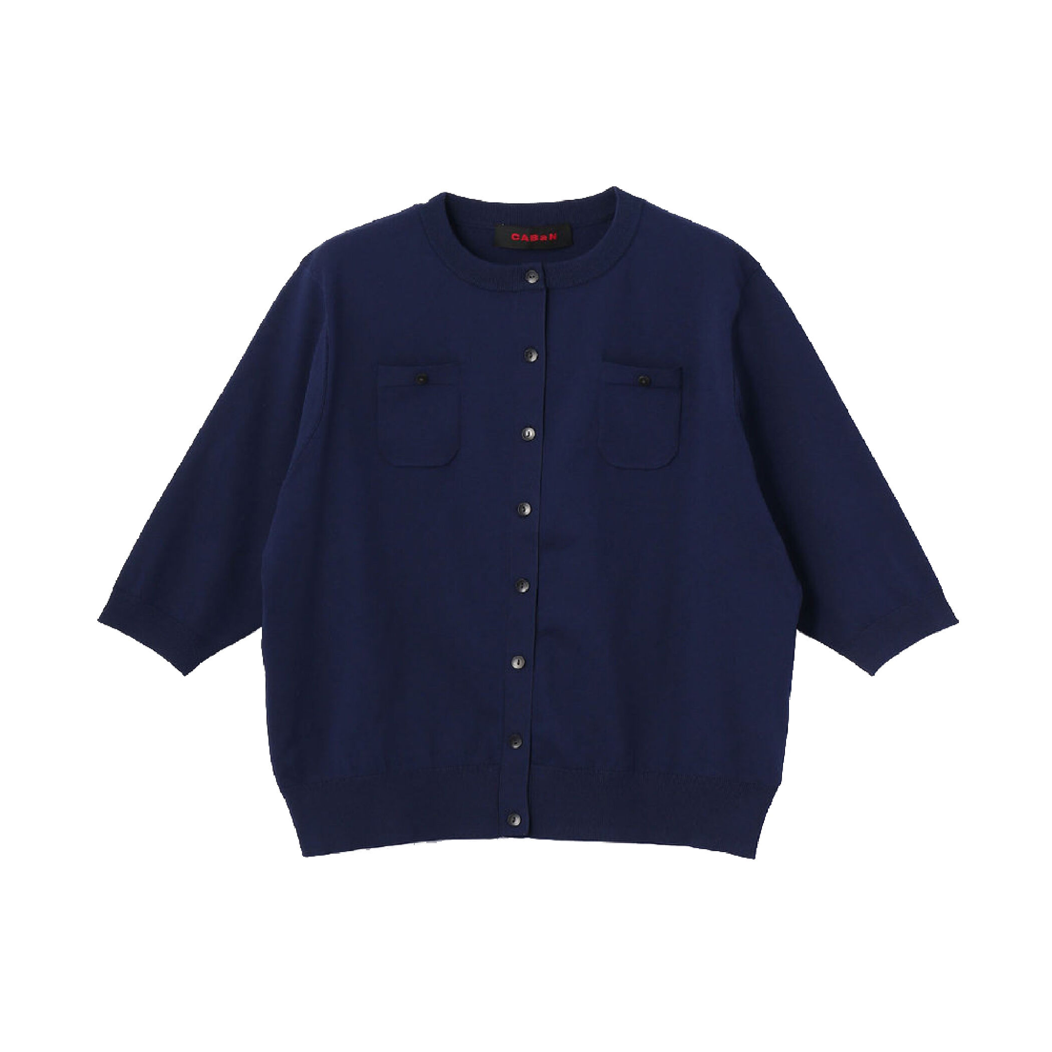 CABaN ファインポリエステル ハーフスリーブポケット