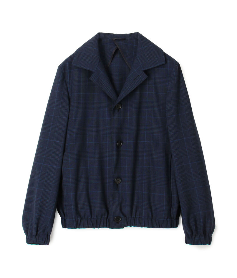 Belvest ウールチェックブルゾン