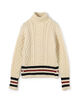 ●THOM BROWNE ARAN CABLE CLASSIC TOP