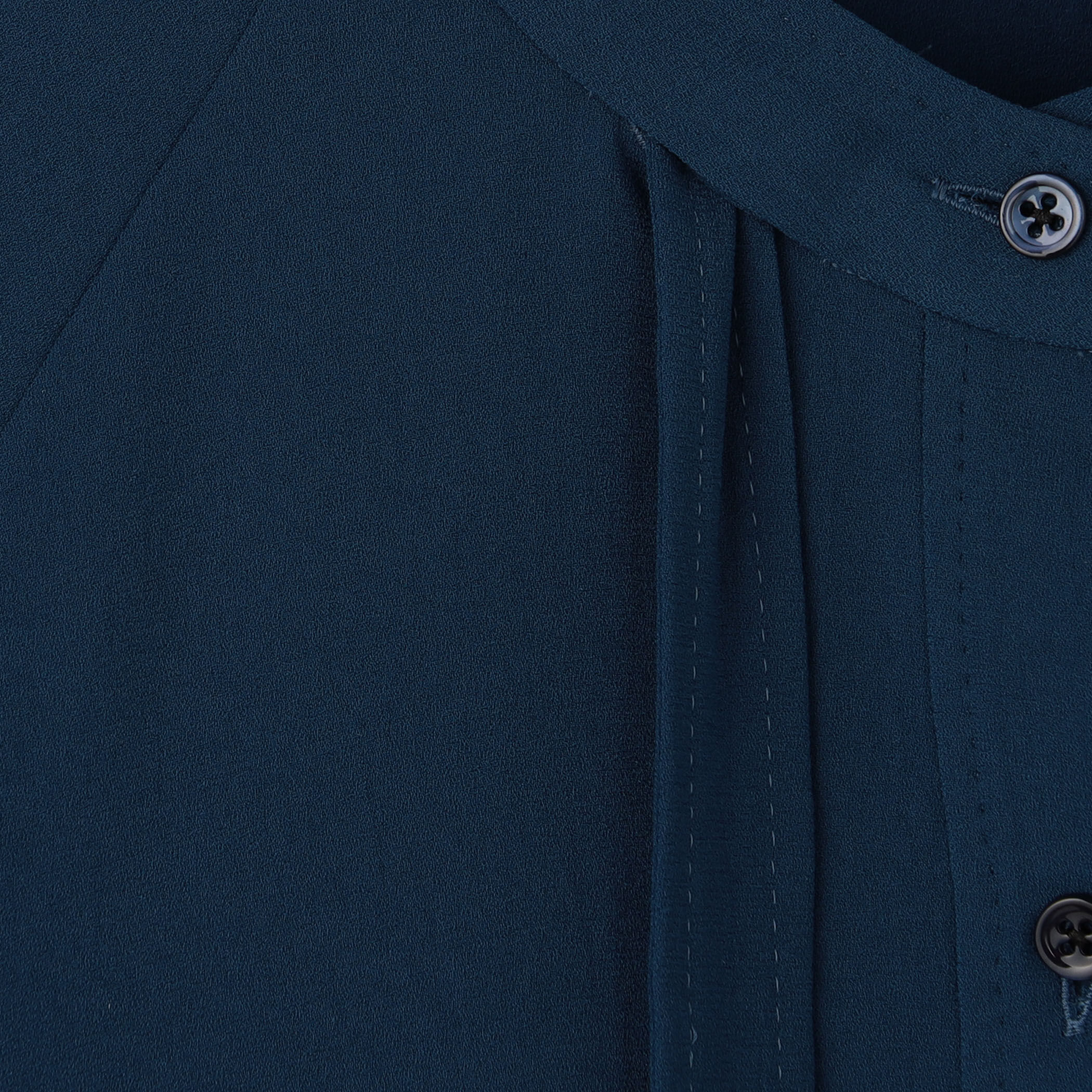 ポリエステルアムンゼン ハンドステッチブラウス｜トゥモローランド