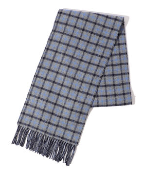 ■TOMORROWLAND カシミヤダブルフェイス チェック マフラー