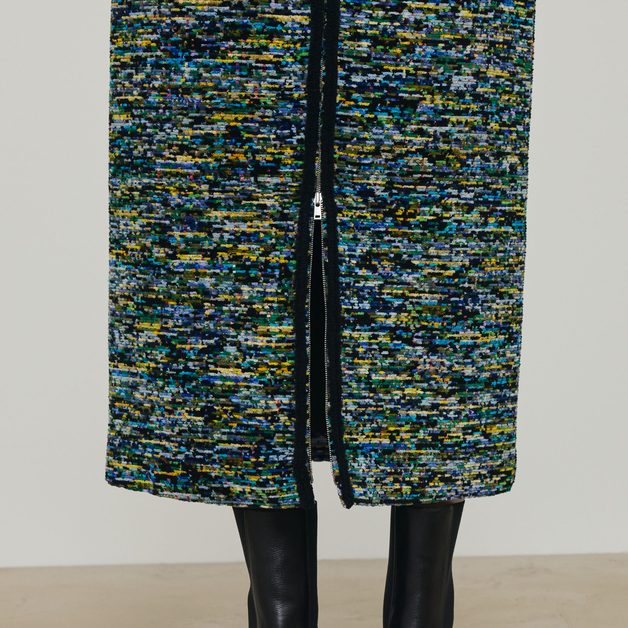 モザイクモール ダブルジップ タイトスカート｜トゥモローランド 公式通販