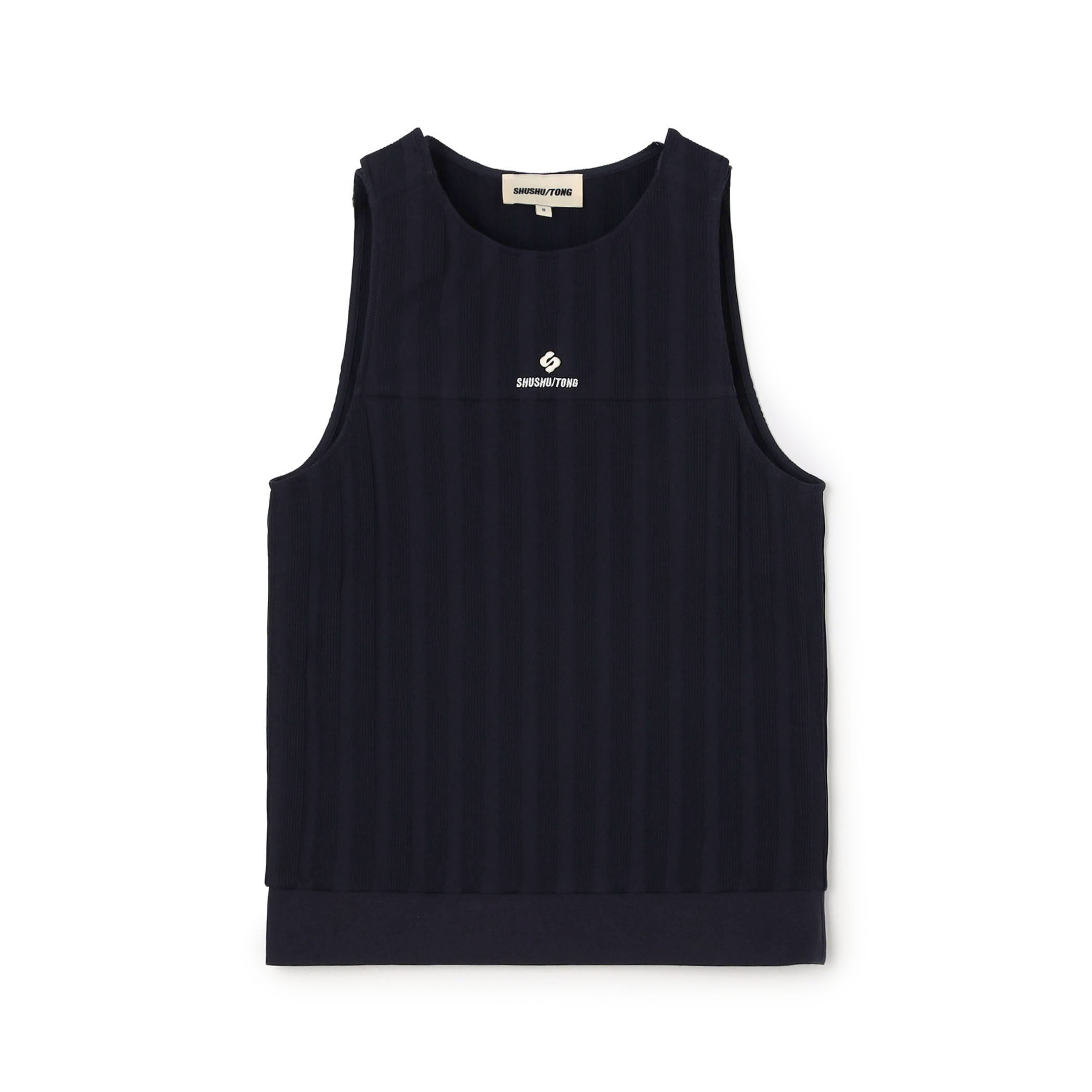 別注】SHUSHU/TONG Logo Sleeveless Top スリーブレストップ