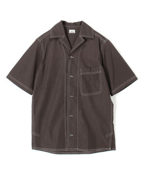 sebline コットンオープンカラー ハーフスリーブシャツ