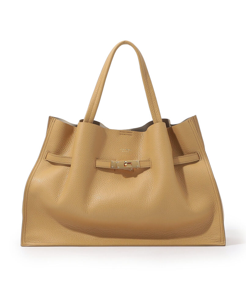 VIOLAd'ORO ダブルフェイスレザー トートバッグ