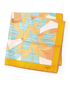LE LYS シルク プリントスカーフ