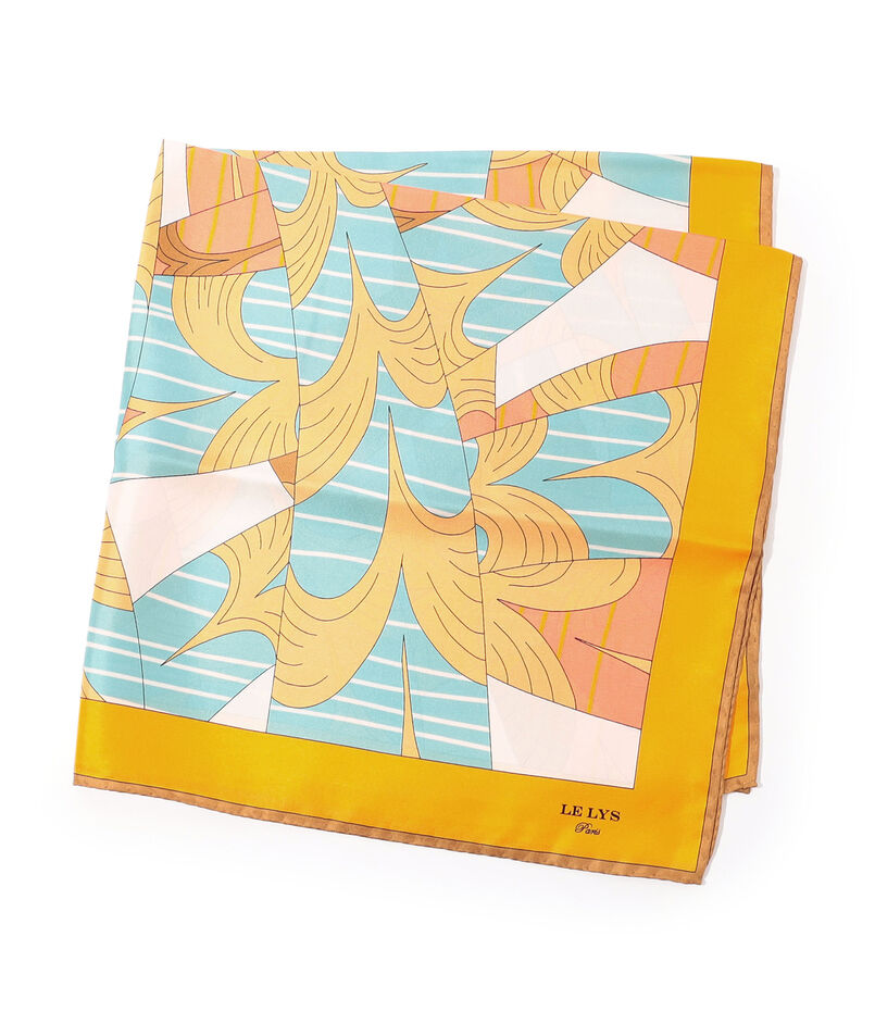 LE LYS シルク プリントスカーフ