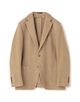 カシミヤジャージー シングルブレステッド2Bジャケット LORO PIANA