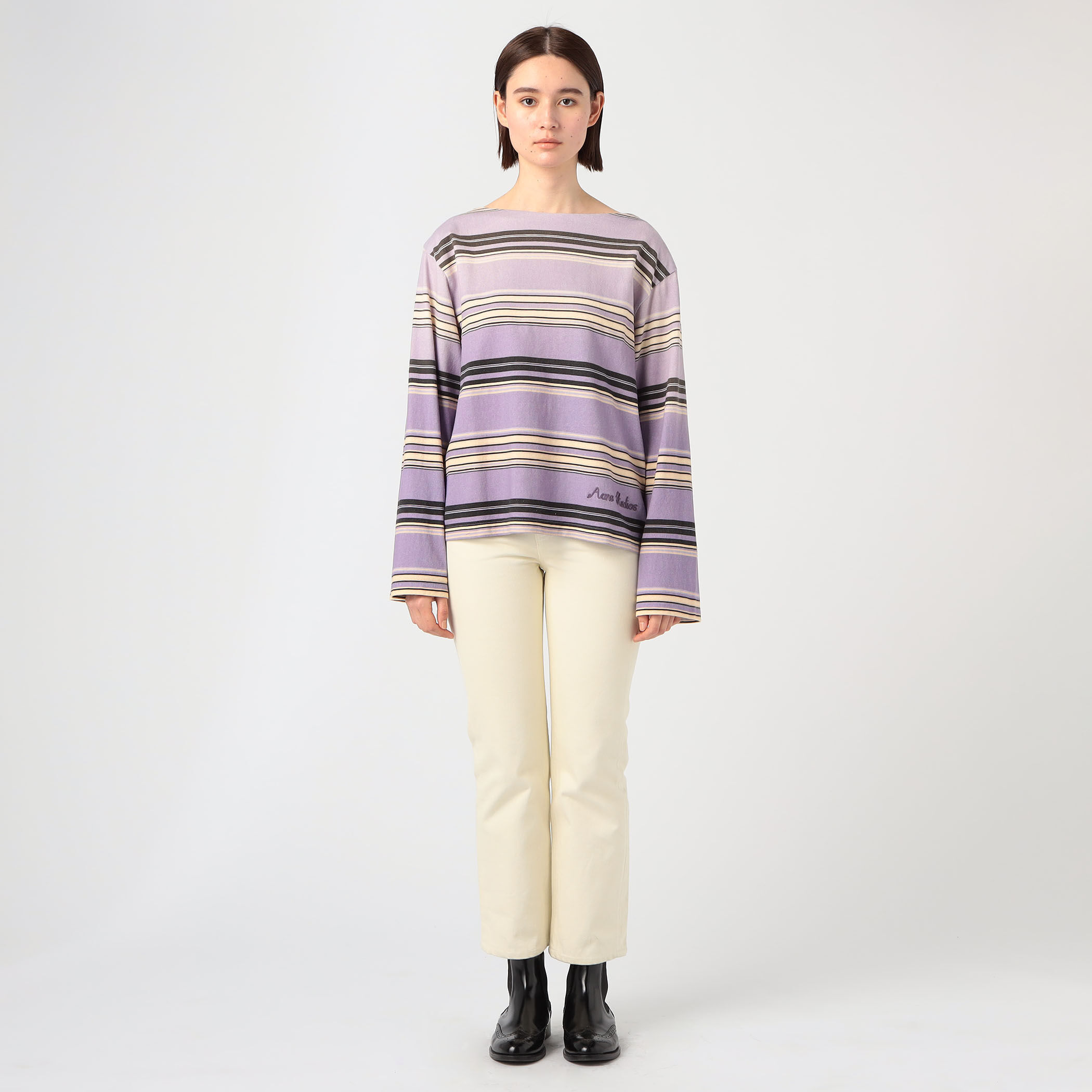 Acne Studios ENOS ストライプロングスリーブプルオーバー