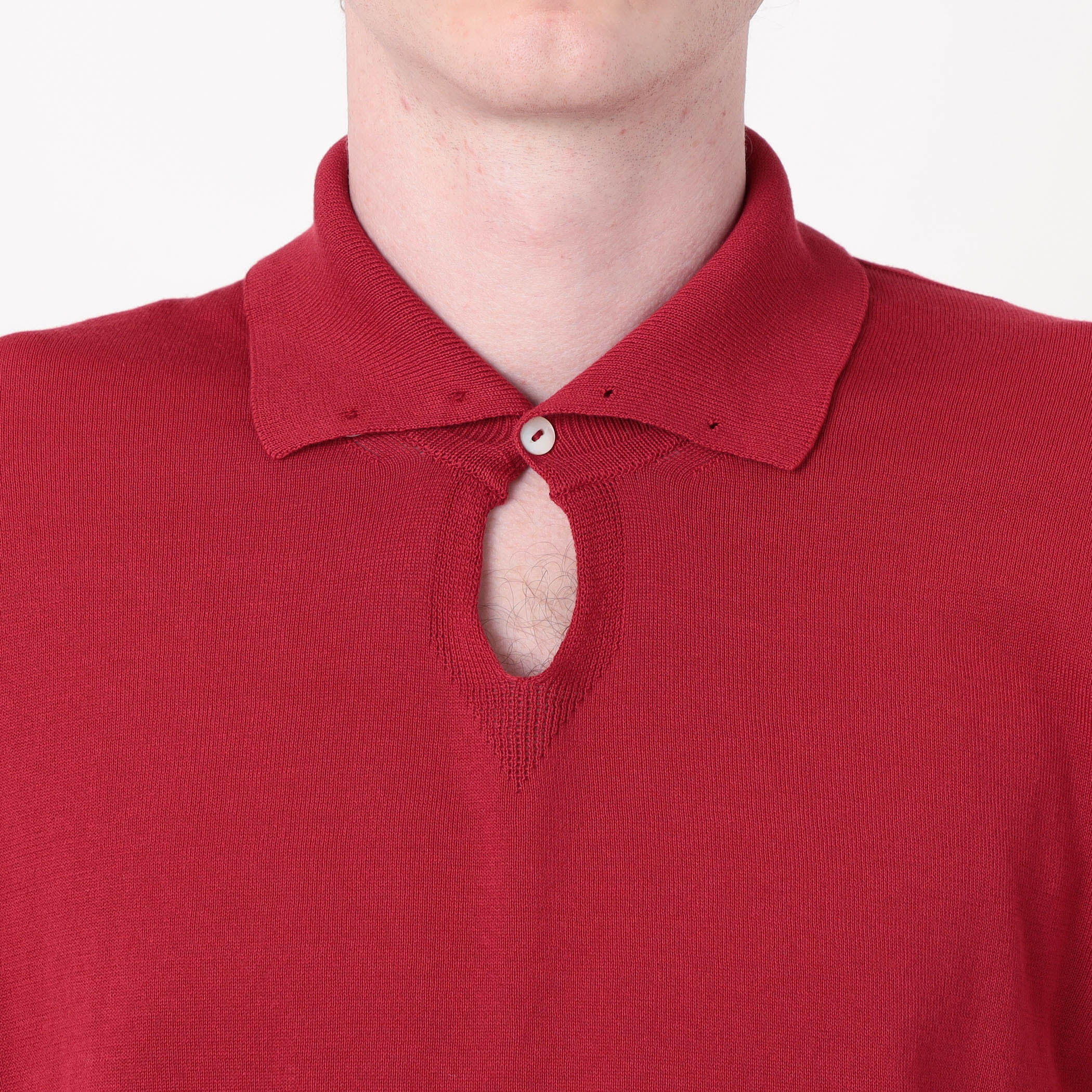 MAATEE&SONS ニットポロシャツ MAATEE&SONS Knit Skipper スキッパー ニットポロシャツ