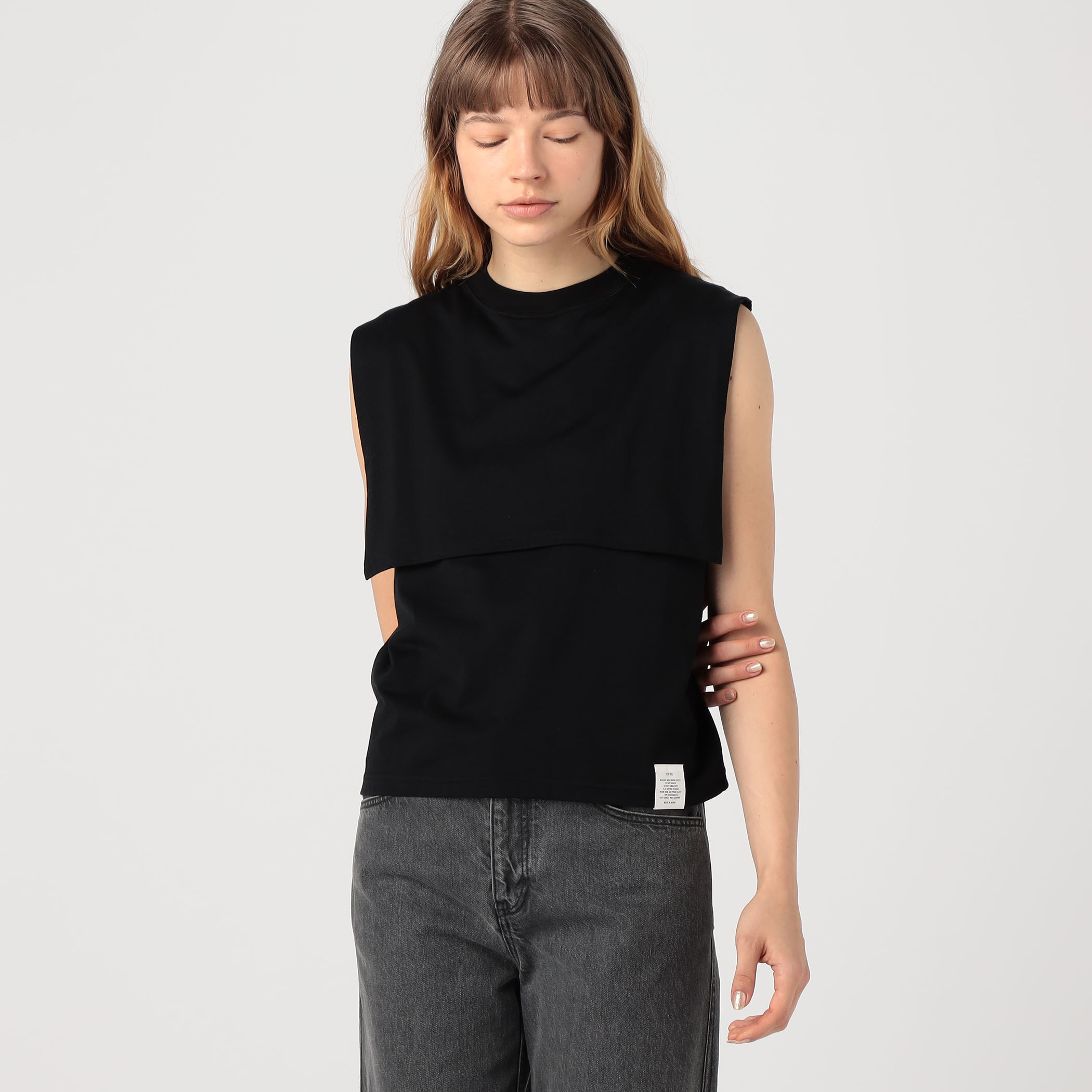 HYKE SLEEVELESS TEE｜トゥモローランド 公式通販