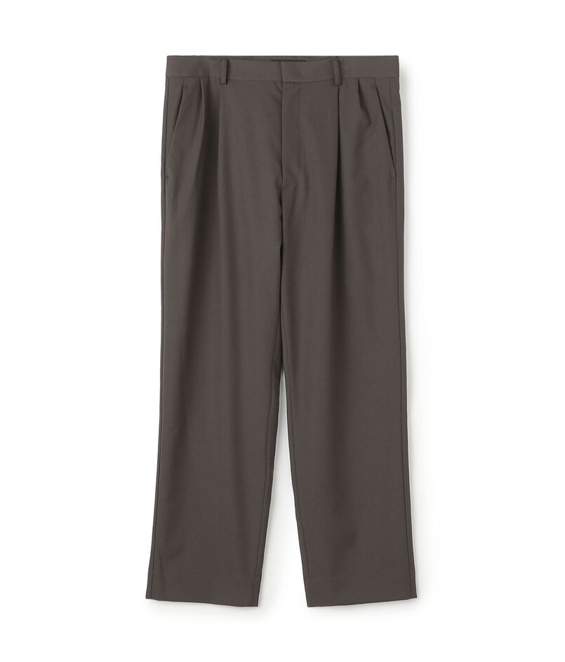 ウールタイプライター サイドライン2タックパンツ