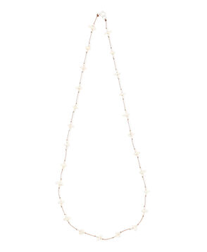 SEE REAL FLOWERS SHORT KESHI PEARL ネックレス