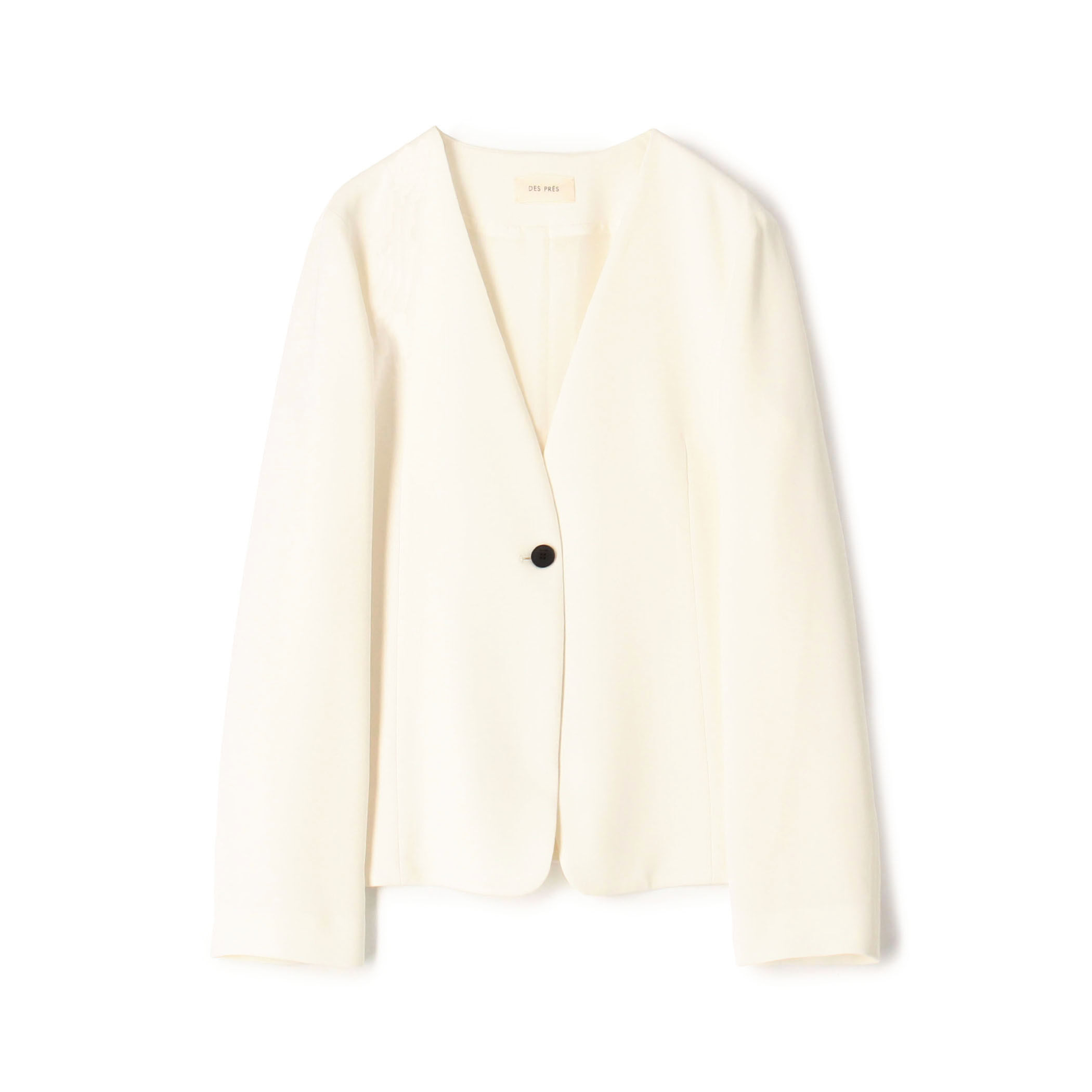 ライトダブルクロス ノーカラージャケット｜トゥモローランド 公式通販