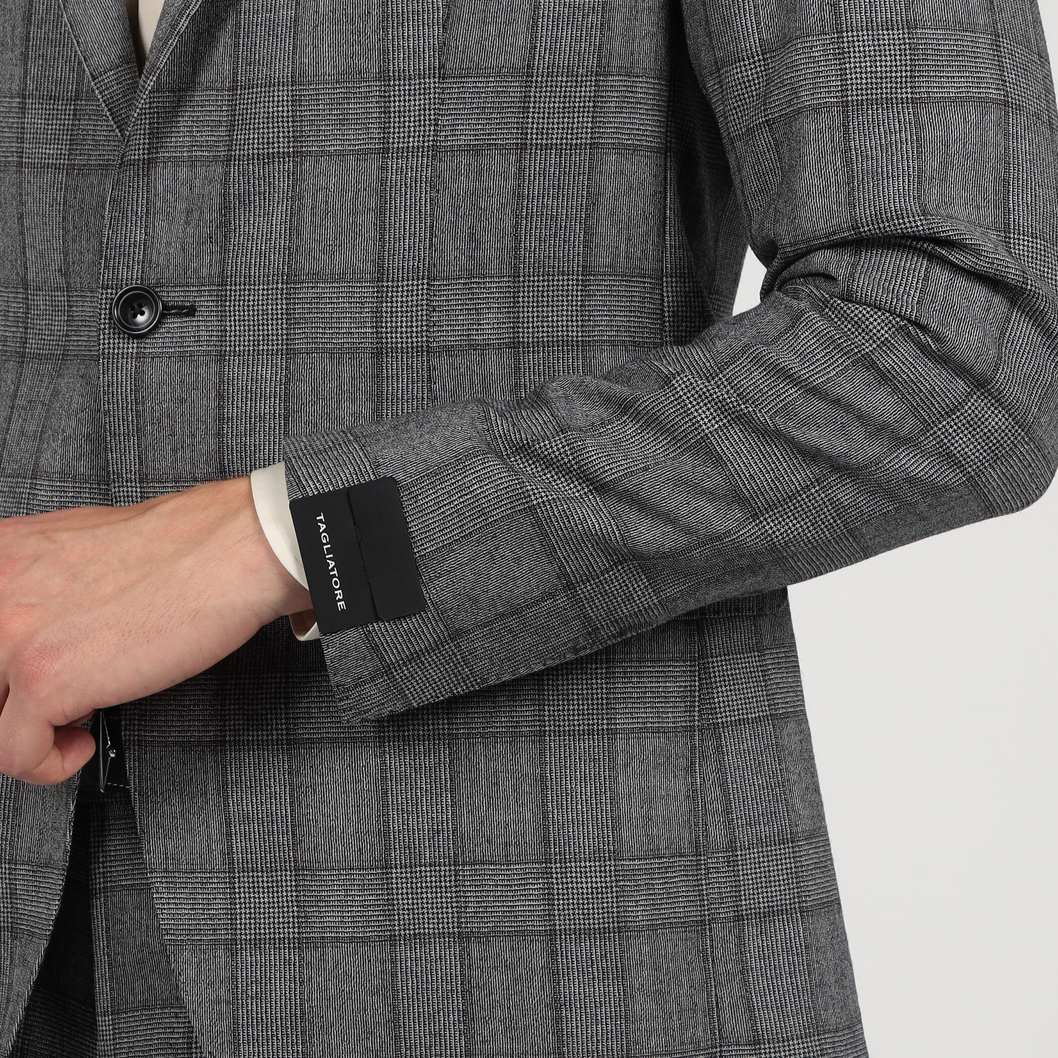 <美品>TAGLIATORE 新ロゴ モノトーンチェック ウール スーツ 48 楽天市場】TAGLIATORE / タリアトーレSALOMONサロモン ウールカシミア