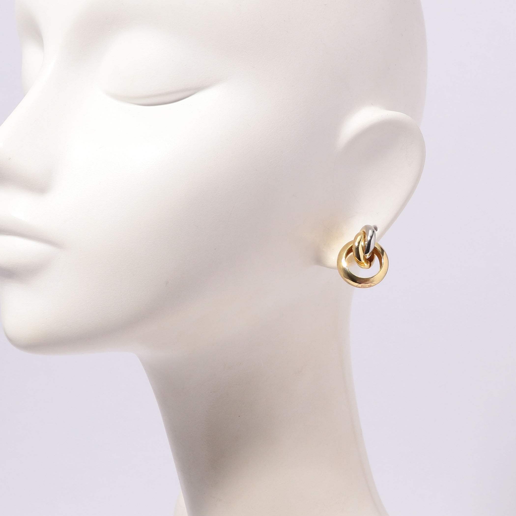 Kenneth Jay Lane G&S Knot Top Hoops ピアス｜トゥモローランド 公式