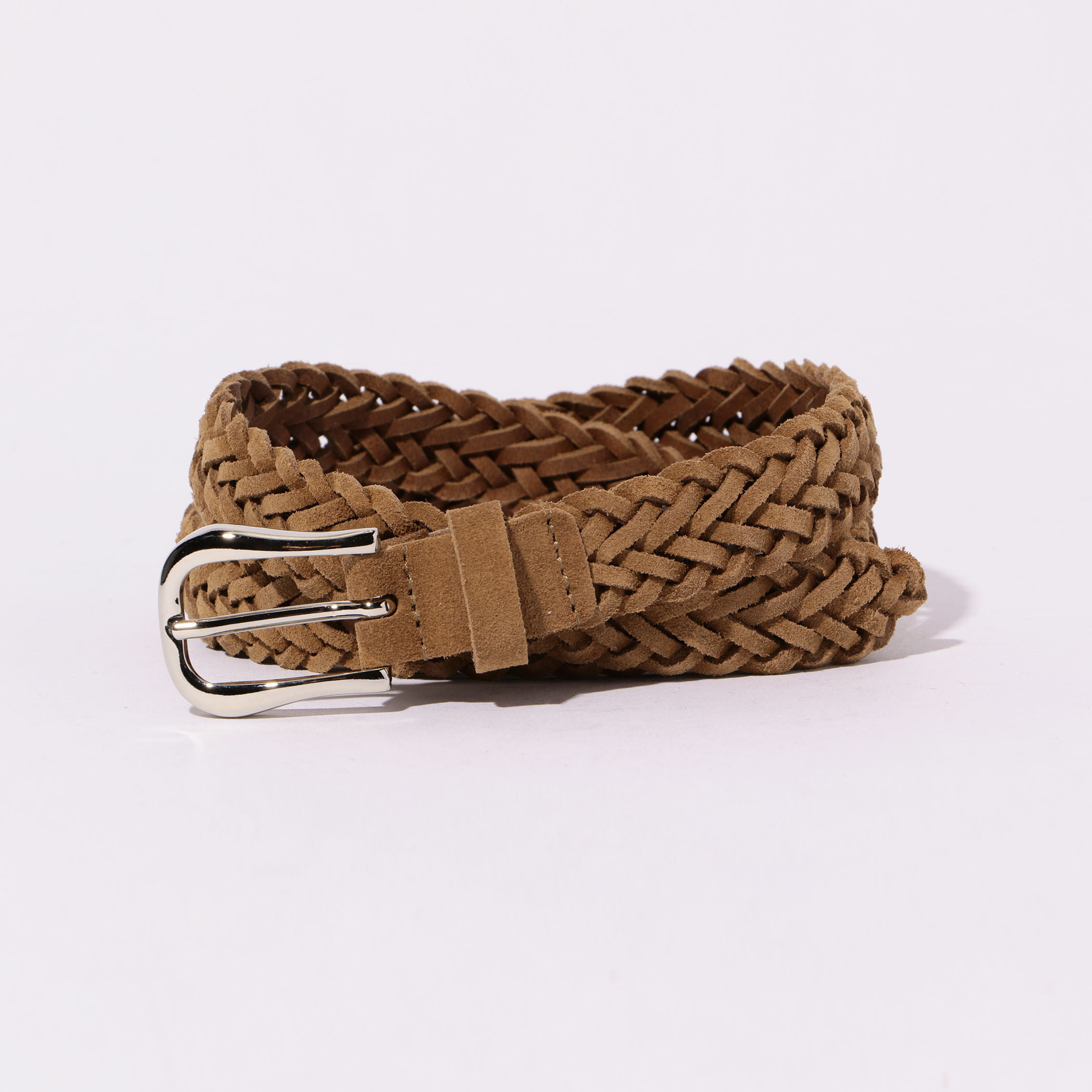 新品 アンボワーズ AMBOISE メッシュベルト ブラウン フランス製 AMBOISE スエード メッシュベルト｜トゥモローランド 公式通販