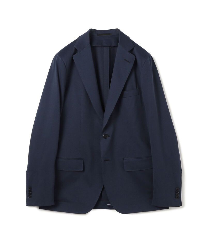 コットンポリエステル ストレッチツイル シングルブレステッド2Bジャケット