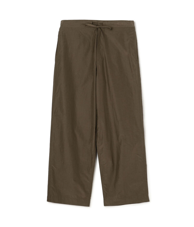 ■コットンシルク バレルイージーパンツ